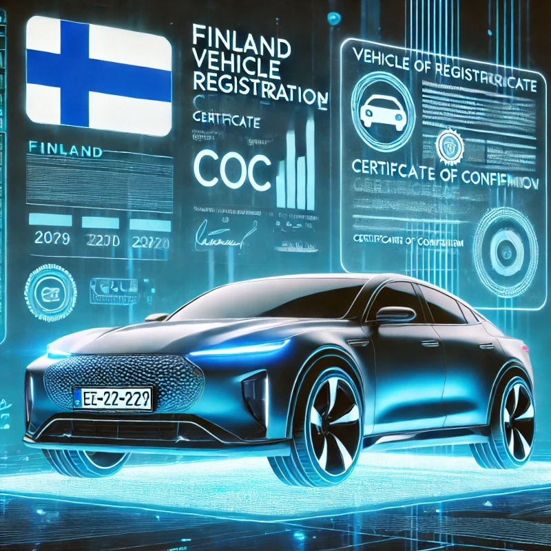 Finland Vehicle Registration Certificate Vehicle Registration Certificate COC document Certificate of Conformity (COC) Car-Coc.com COC certificate for Finland Vehicle registration in Finland Registering an imported car in Finland Car registration process Finland Traficom registration certificate COC for European vehicles